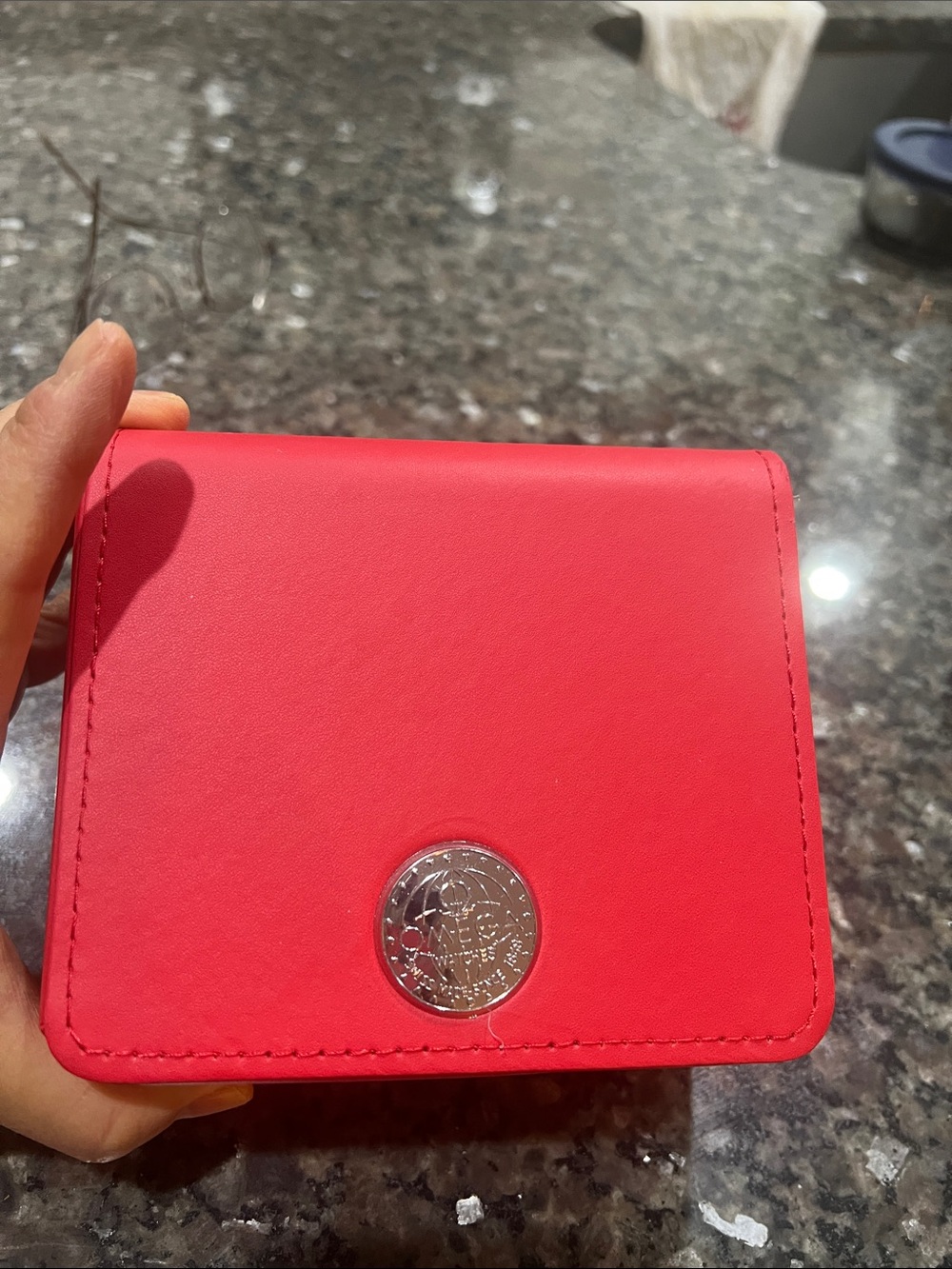 Omega Pink Leather watch box